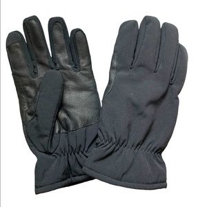 Altare Nylon Gloves Text Cushion Genuine Leather Palm Workwear Black Large XL